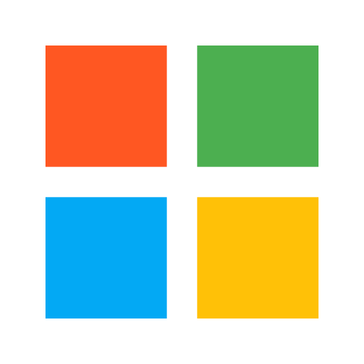 Logo of Microsoft Corporation, a global technology leader in software and artificial intelligence.