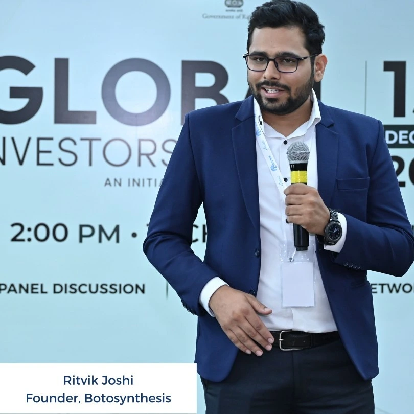 Ritwik Joshi participating in a panel discussion