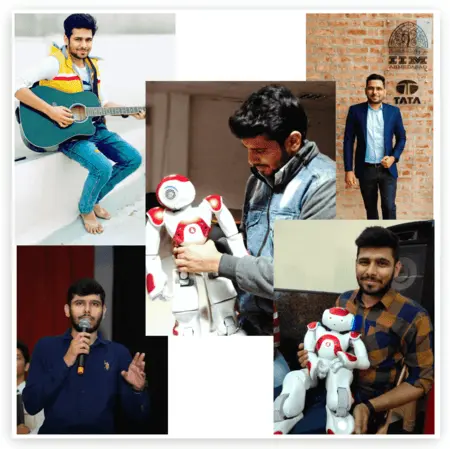 Different versions of Ritwik Joshi in a single frame