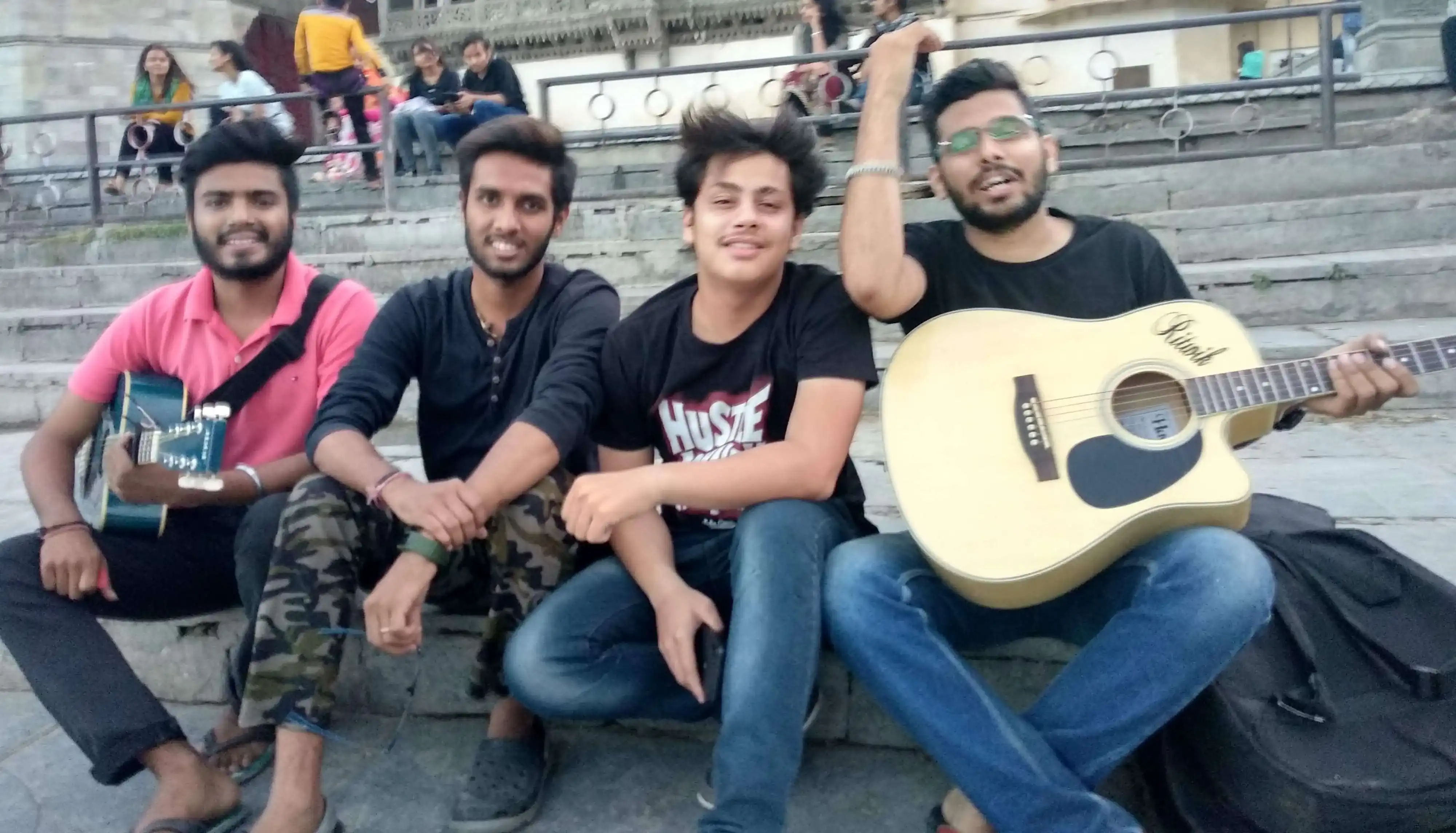 Ritwik Joshi Jamming on Gangaur Ghat