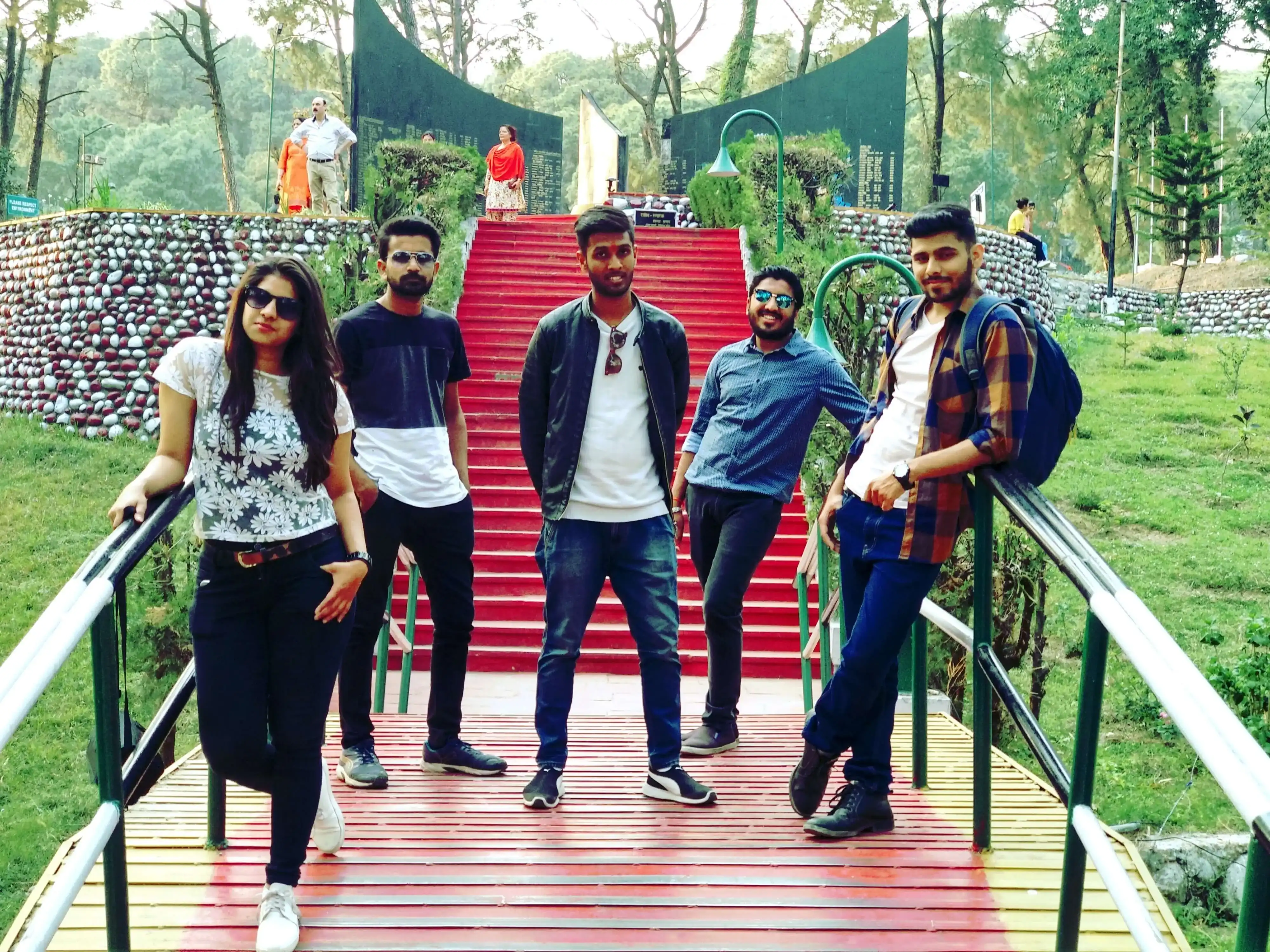 Ritwik and friends at Chandigarh SIH