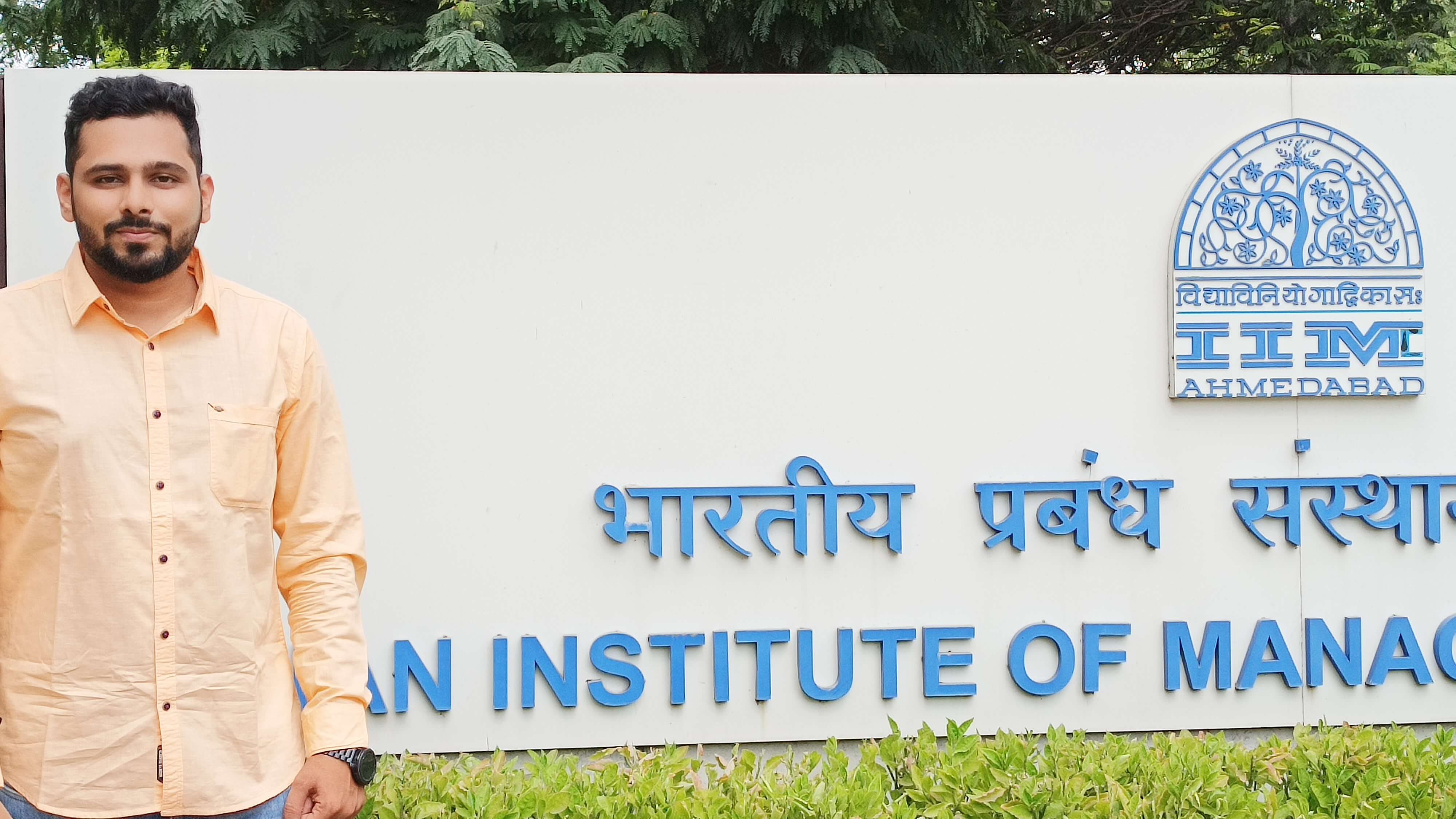 Ritwik at Indian Institute of Ahmedabad